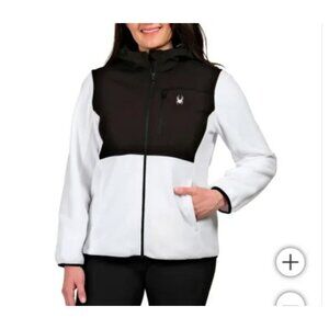 NEW Spyder Women's XS Fleece Polar Jacket Full Zip Hooded